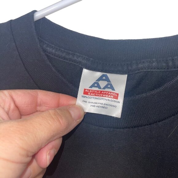 Cher Womens Tee Shirt Size Large Black Live In Concert 2002 Tour Dates Mexico - Picture 7 of 10